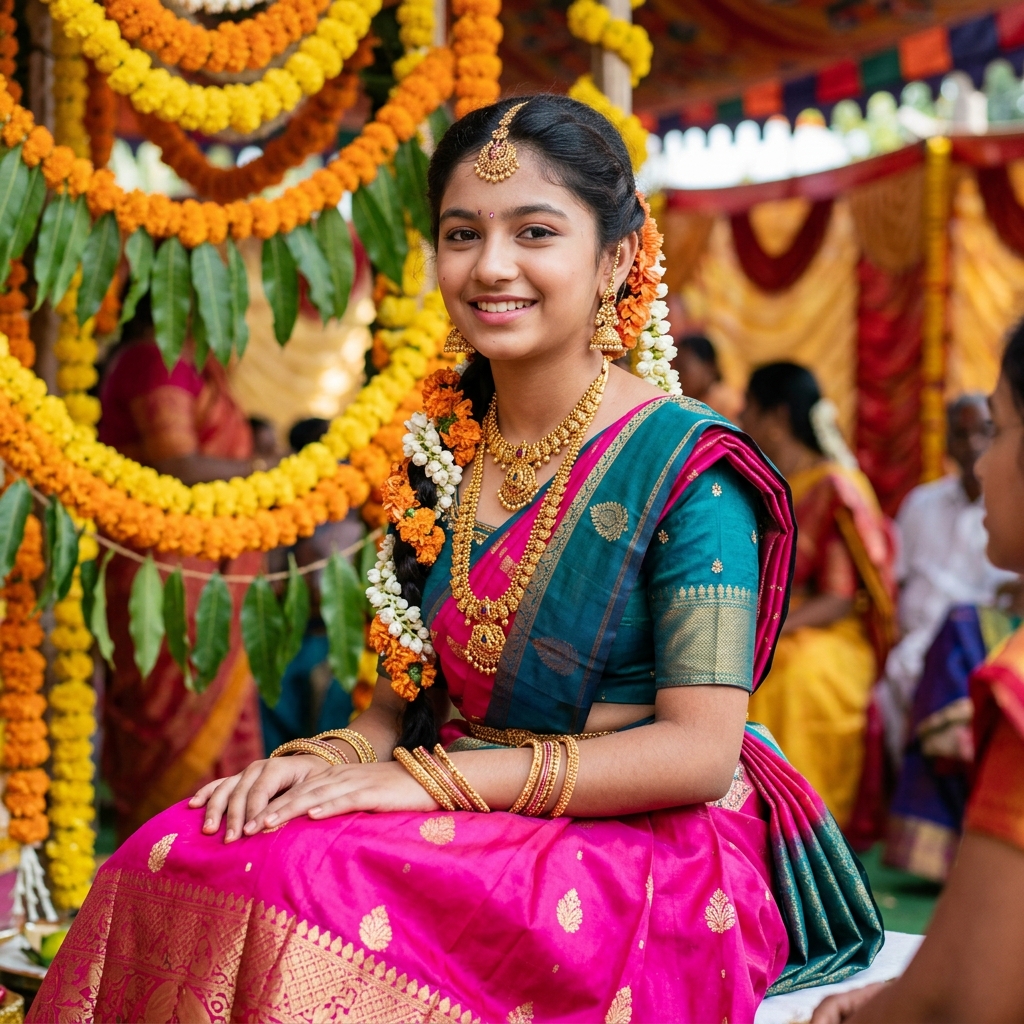 Half Saree