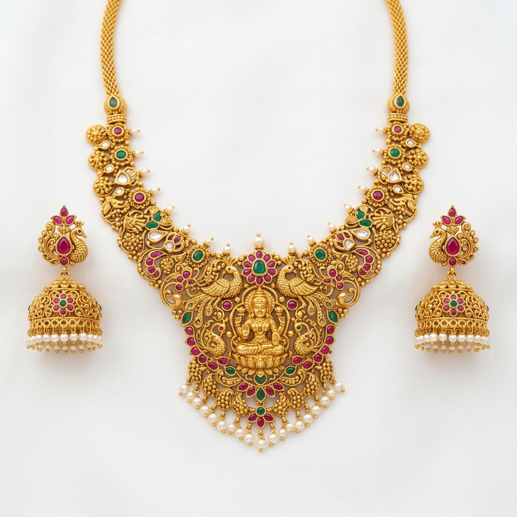 Gold Necklace Set