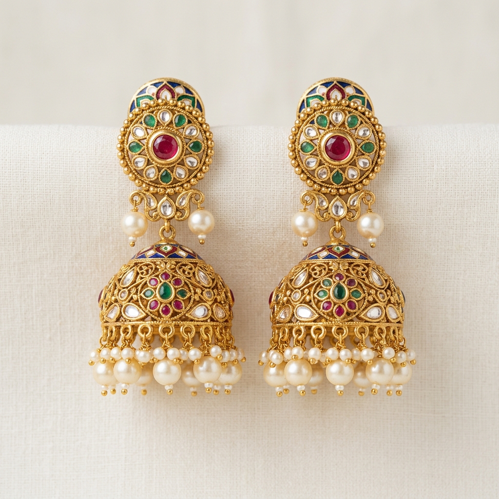 Kundan Earrings