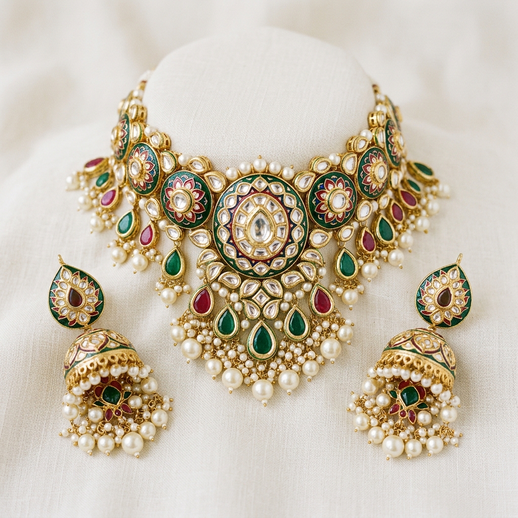 Kundan Necklace Set