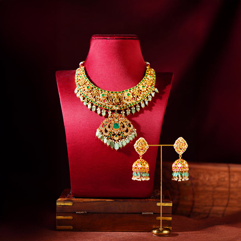 Polki Necklace Set