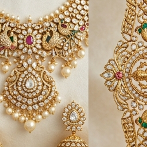 Royal Polki Necklace Set