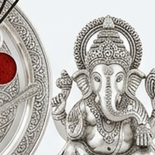 Silver Ganesha Idol
